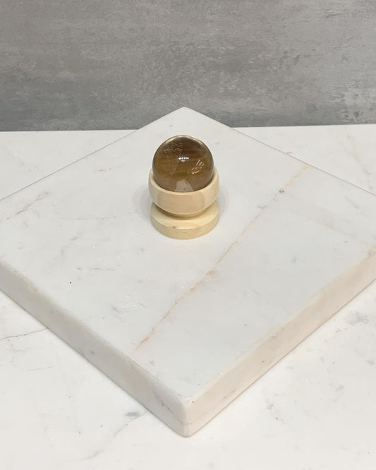 Bola Quartzo Fumê 2,4 a 2,7 cm aprox.