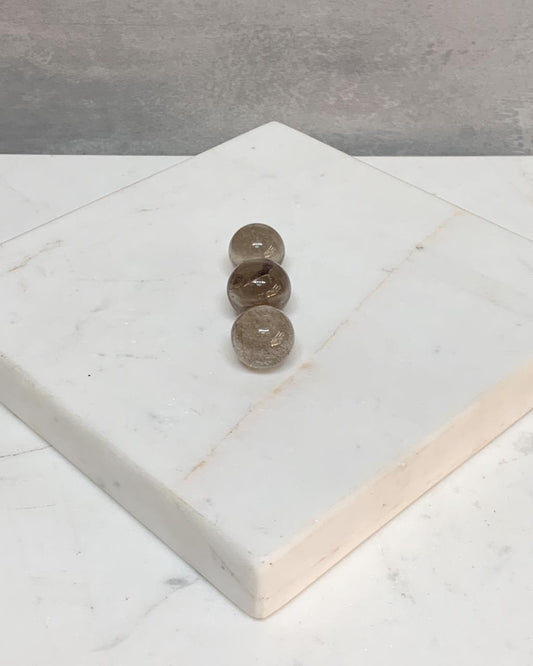 Bola Quartzo Fumê 1,5 a 1,8 cm aprox.