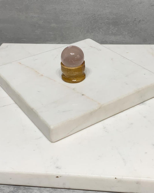 Bola Quartzo rosa 2,5 a 2,8 cm aprox.