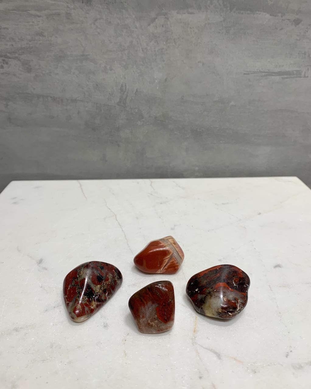 Pedra Jaspe Precioso Rolado 13 a 17 gramas