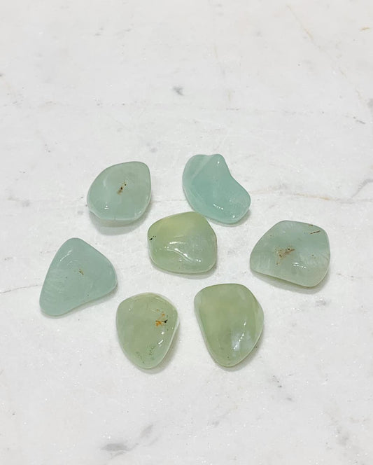 Pedra Phrenita de Mali rolada6 a 7 gramas