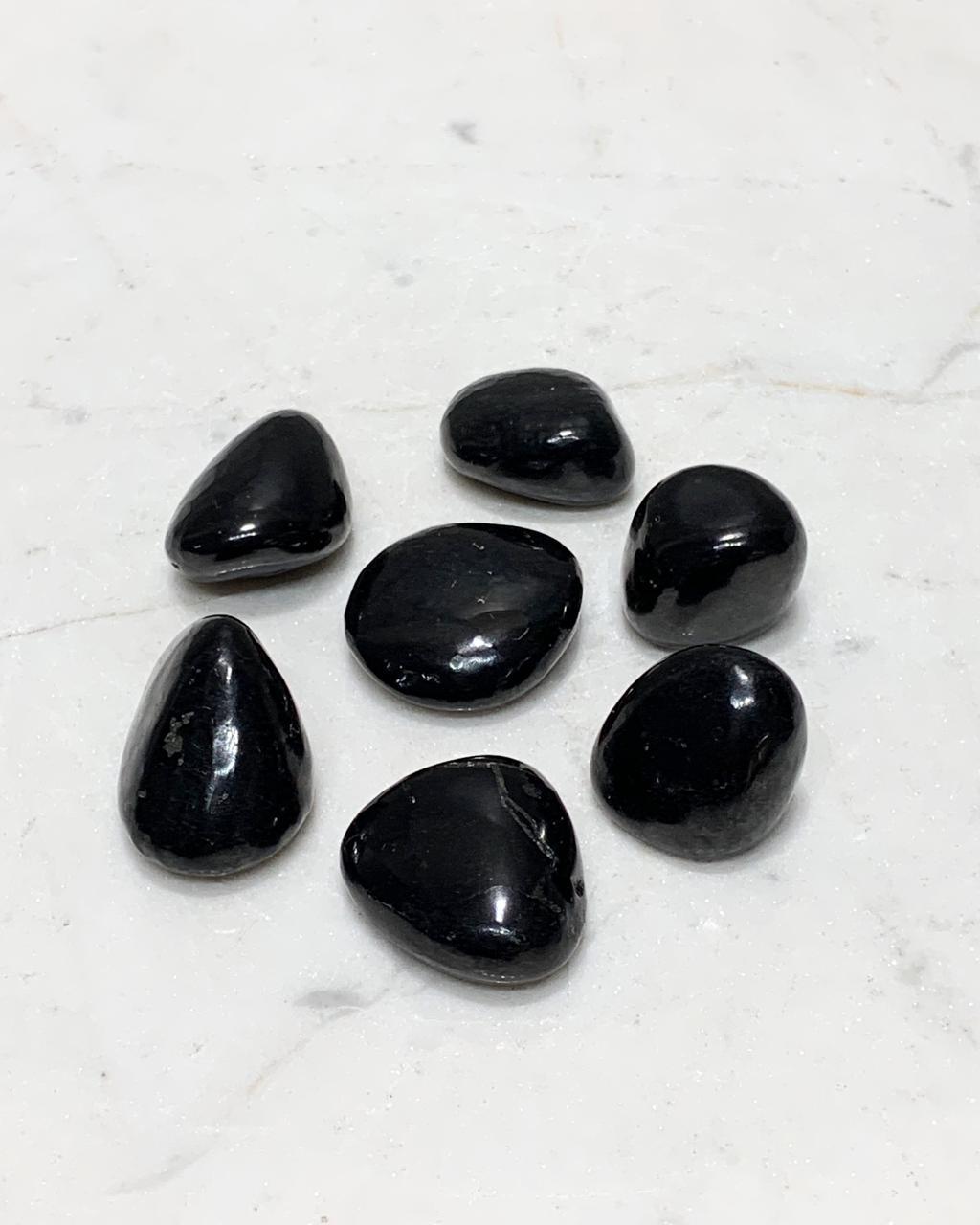 Pedra Sungita rolada 6 a 8 gramas