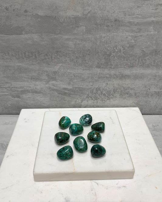 Pedra Turquesa natural rolada 12 a 15 gramas