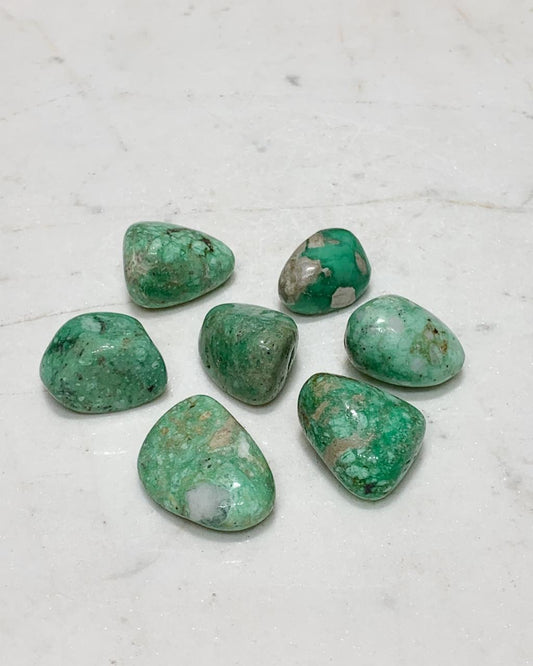 Pedra Zoisita rolada 8 a 11 gramas