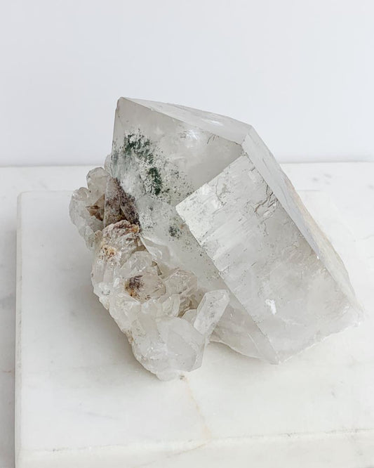 Ponta Cristal Bruto Com Clorita