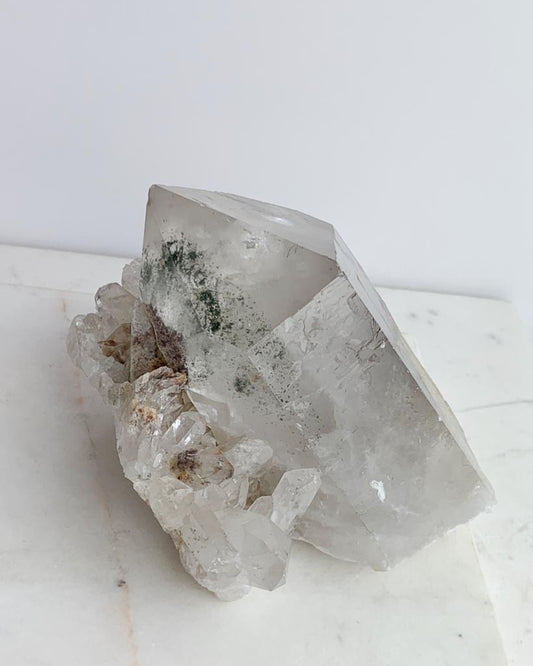 Ponta Cristal Bruto Com Clorita