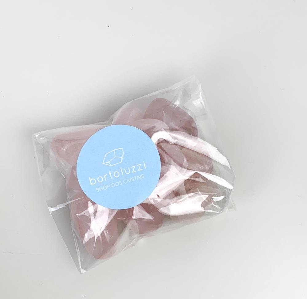 Kit Quartzo Rosa Rolado 200 gramas