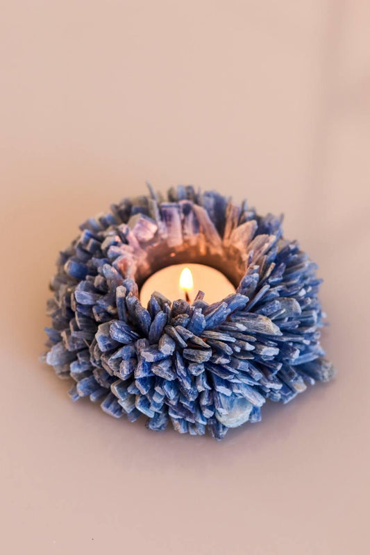 Porta Vela Cianita Azul
