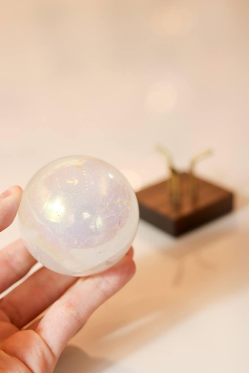 Bola Cristal de Quartzo Perolizado 5,0 cm