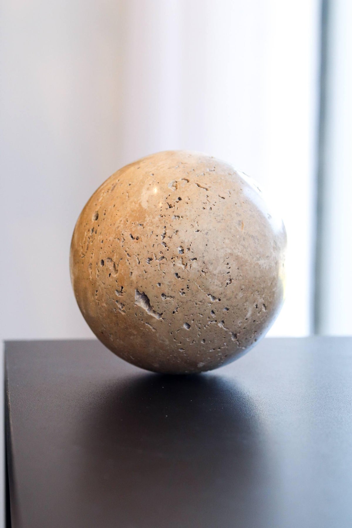 Bola Marmore Travertino Grande