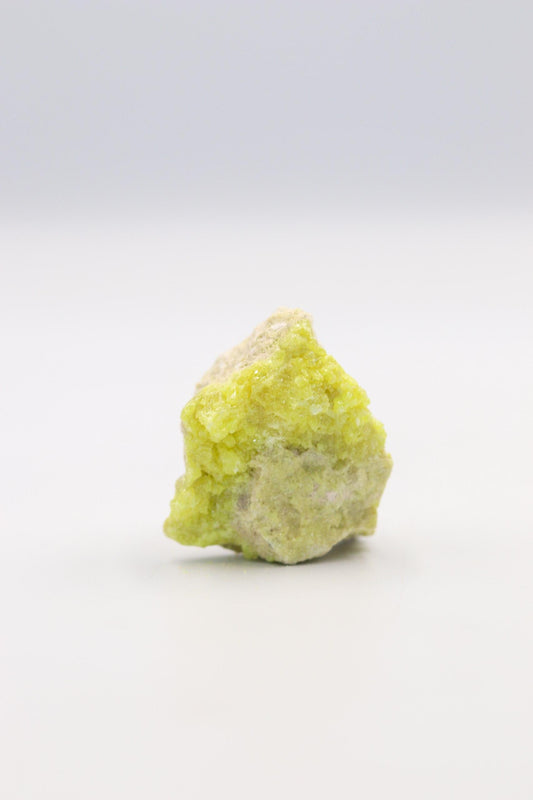 Pedra Quartzo com enxofre bruto 21 a 35 gramas
