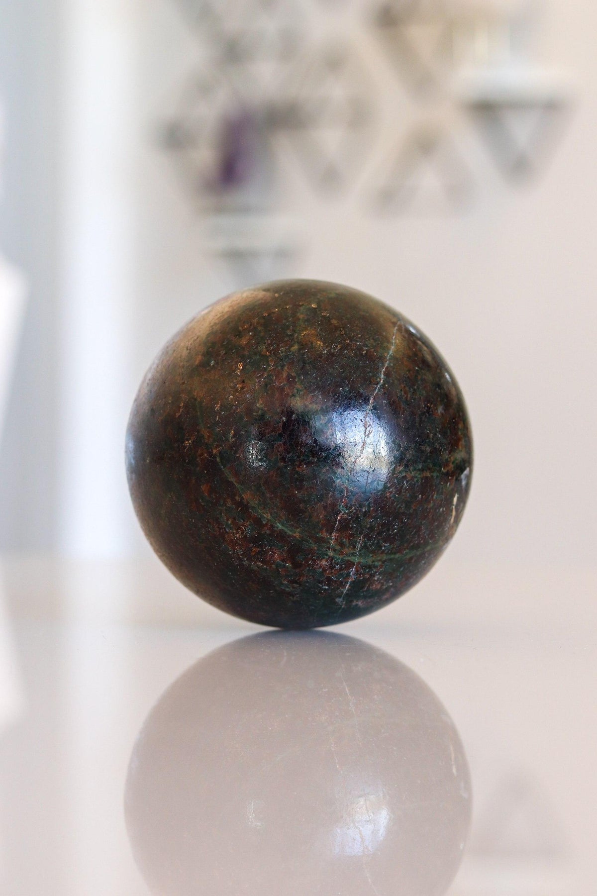 Bola Pedra Granada 9,0 cm aprox.