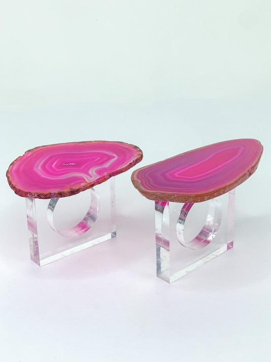 Kit Porta Guardanapo Ágata Rosa