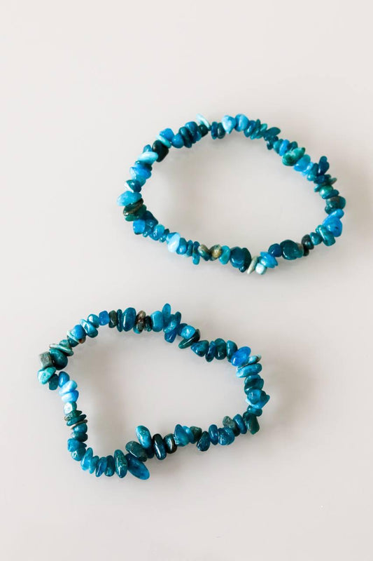 Pulseira Cascalho Apatita