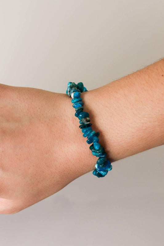 Pulseira Cascalho Apatita