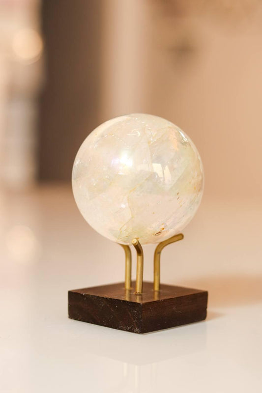 Bola Cristal de Quartzo Perolizado 5,5 cm