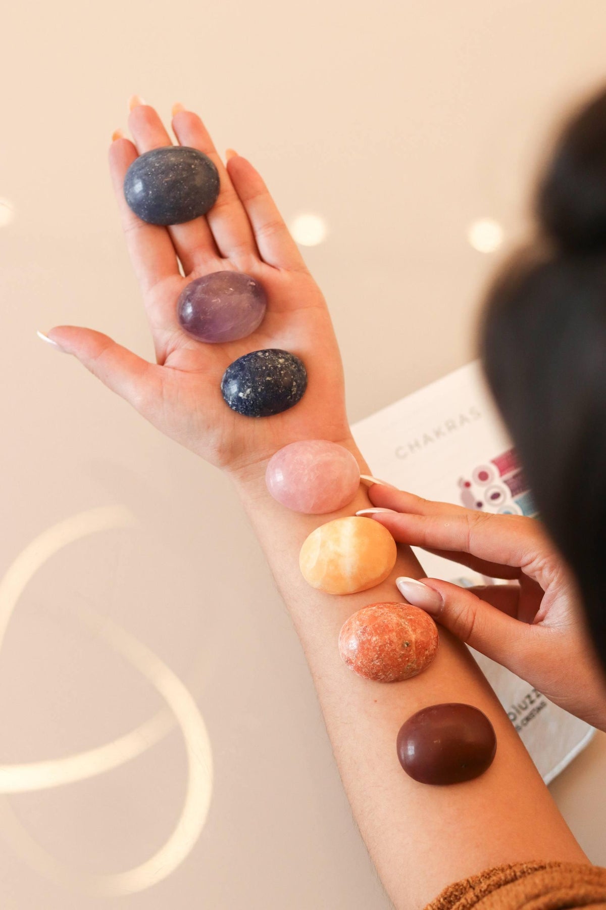 Kit Chakras Forma Cabochão