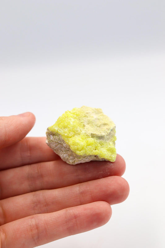 Pedra Quartzo com enxofre bruto 21 a 35 gramas