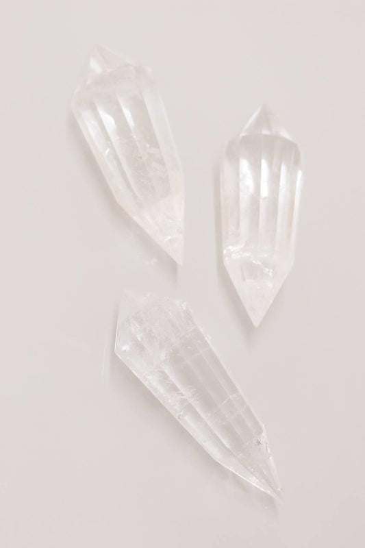 Bastão Vogel Cristal de Quartzo 12 Facetas 104 a 130 gramas
