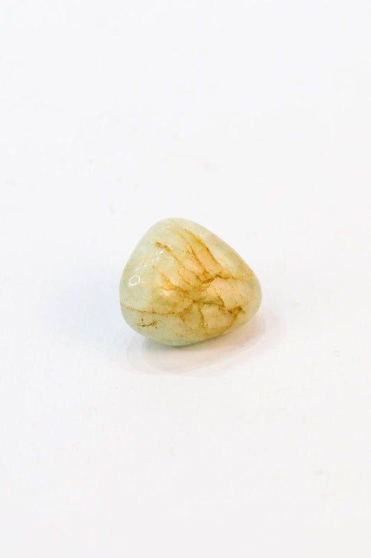 Pedra Berilo Amarelo rolada 6 a 8 gramas