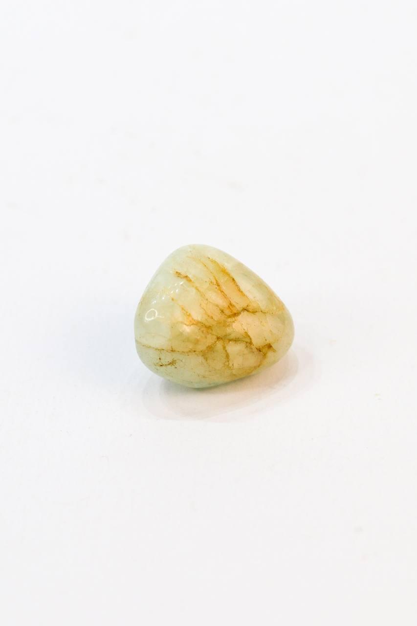 Pedra Berilo Amarelo rolada 6 a 8 gramas