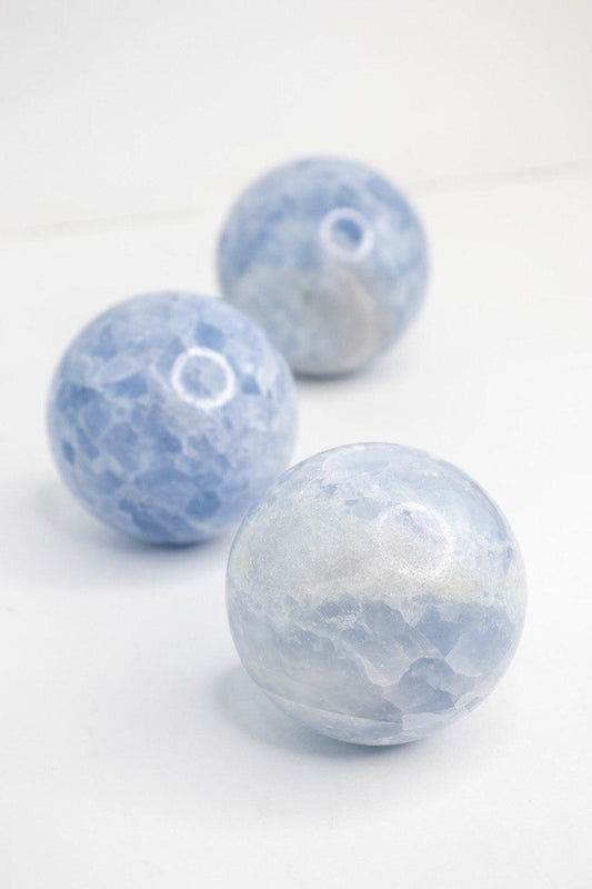 Bola Calcita Azul 300 a 346 gramas