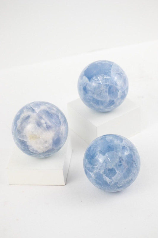 Bola Calcita Azul 153 a 184 gramas