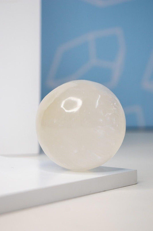 Bola Selenita Branca 4,5 centímetros