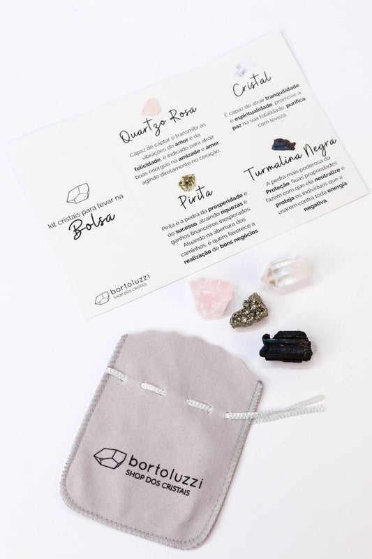 Kit Cristais para Ter na Bolsa