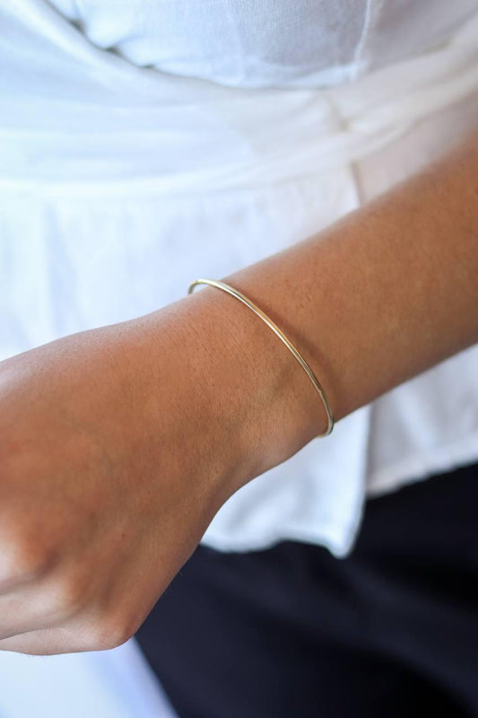 Bracelete Slim Banho Ouro