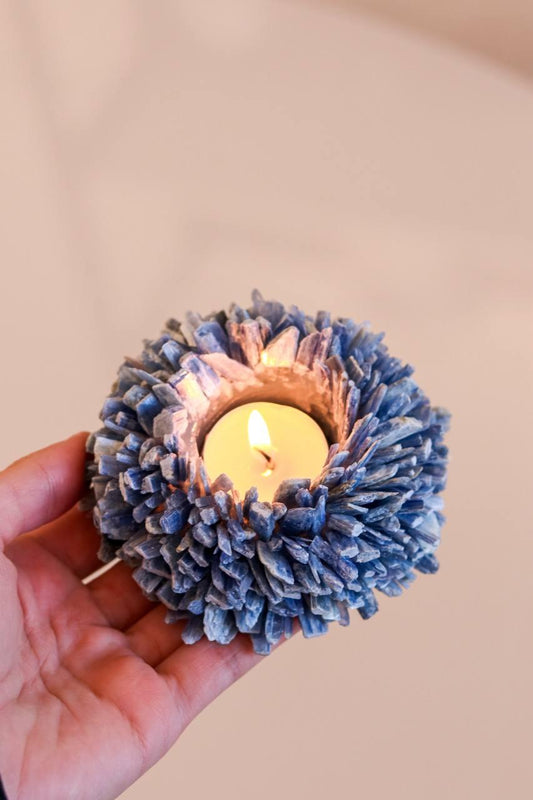 Porta Vela Cianita Azul