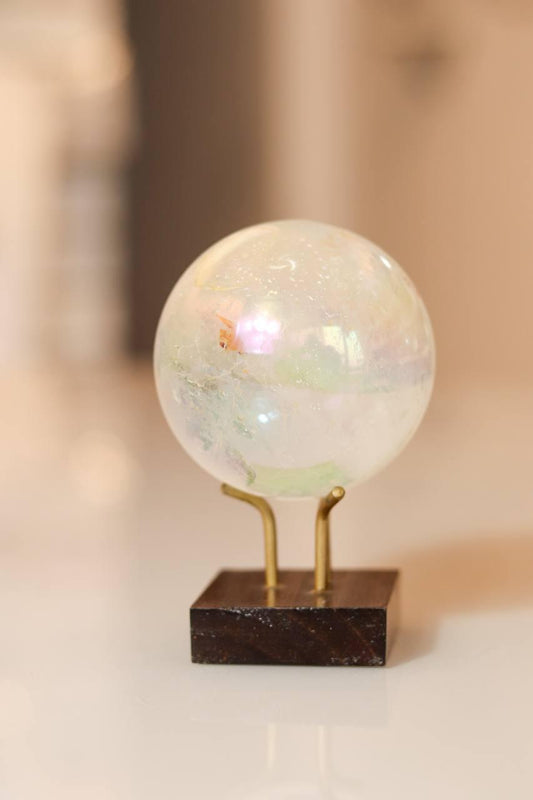 Bola Cristal de Quartzo Perolizado 6,0 cm