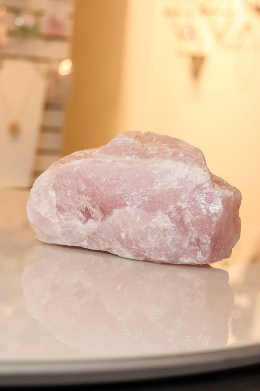 Pedra Quartzo Rosa Bruta 10,940 Kg aprox.