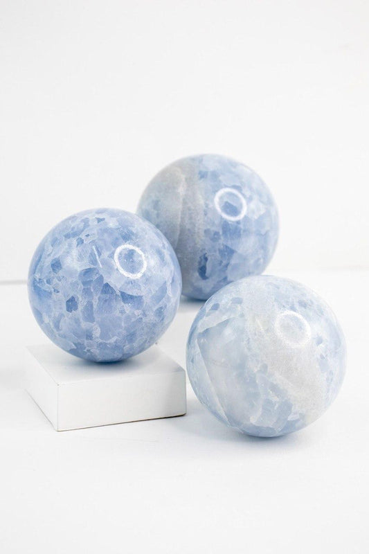 Bola Calcita Azul 300 a 346 gramas
