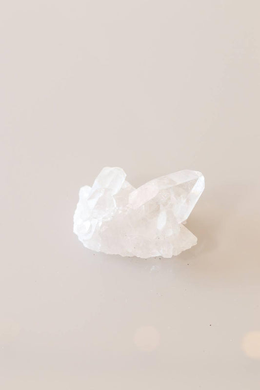 Pedra Cristal de Quartzo aglomerado bruto 18 a 26 gramas