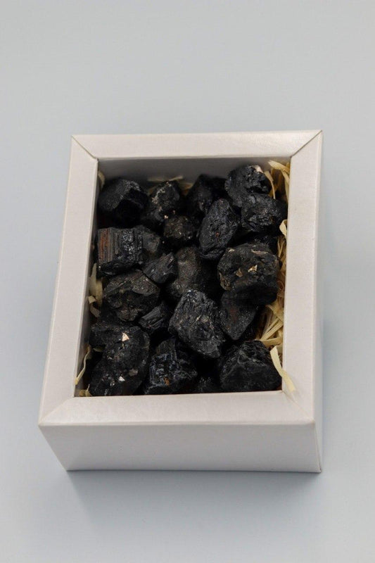 Turmalina Negra Cascalho Bruto Box
