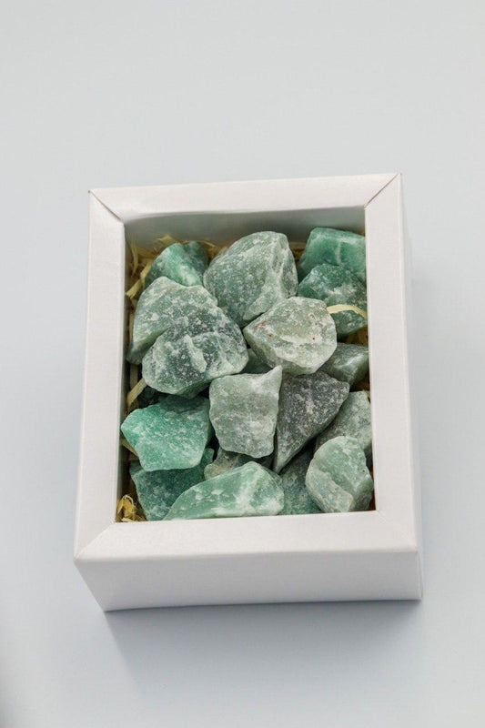 Quartzo Verde Bruto Chips Box