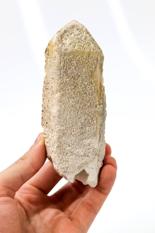 Pedra Ponta Cristal de Quartzo Cetro Bruta 368 gramas aprox.