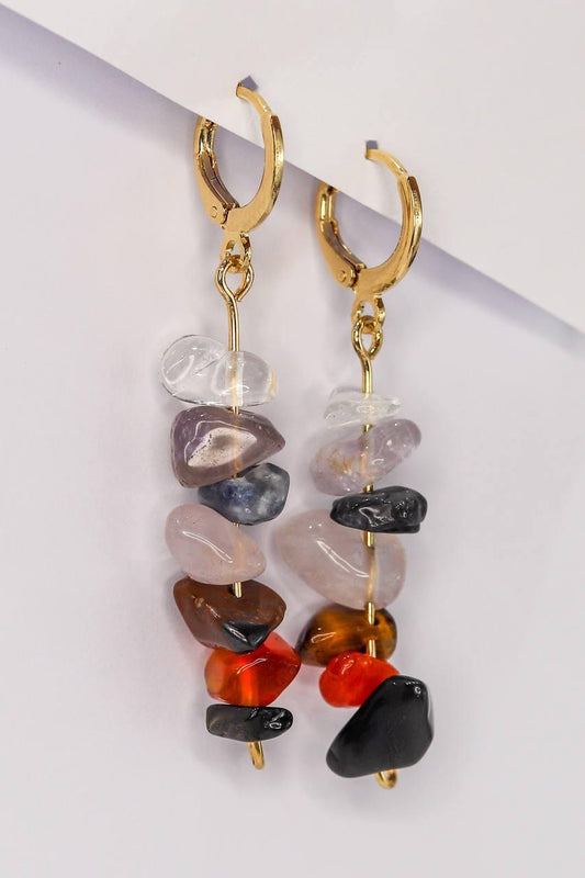 Brinco Chakras Banhado a Ouro