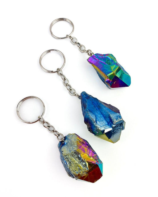 Chaveiro Titânio Rainbow Prateado