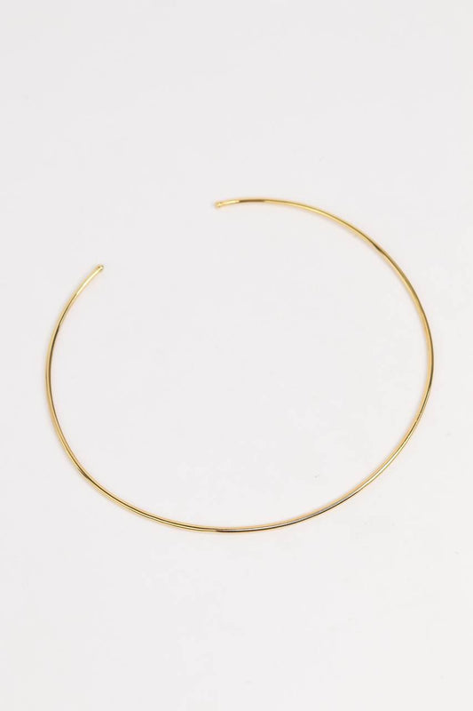 Choker Aro Banho Ouro