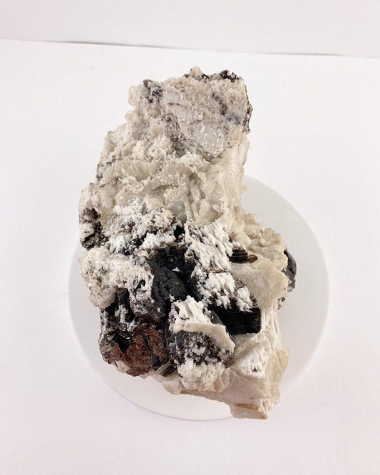Pedra Mica Bruta com Albita e Apatita Verde 1,163Kg
