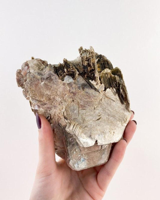 Pedra Mica Cinza Bruta 969 gramas