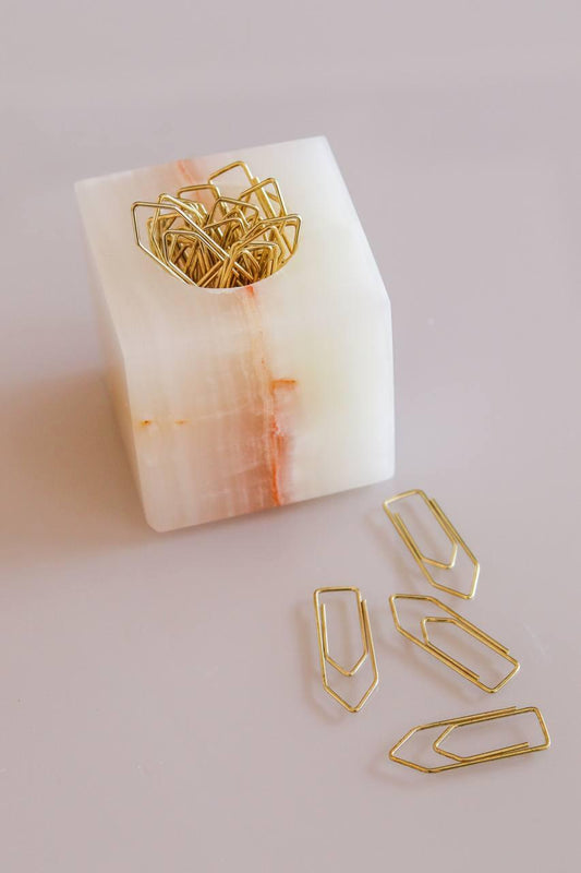 Porta Clips Ônix Branco