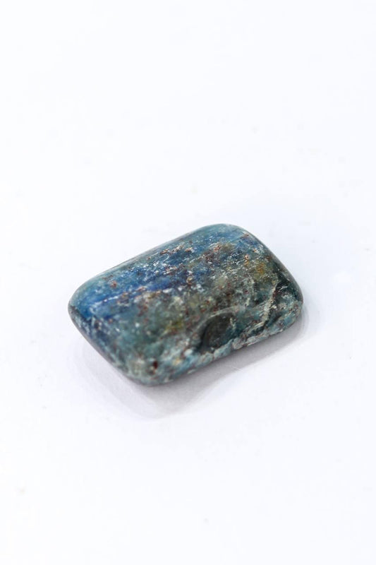 Pedra Cianita Azul Rolada 17 a 21 gramas