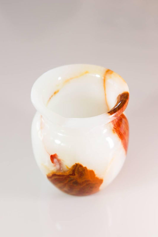 Vaso Ônix Branco 534 Gramas