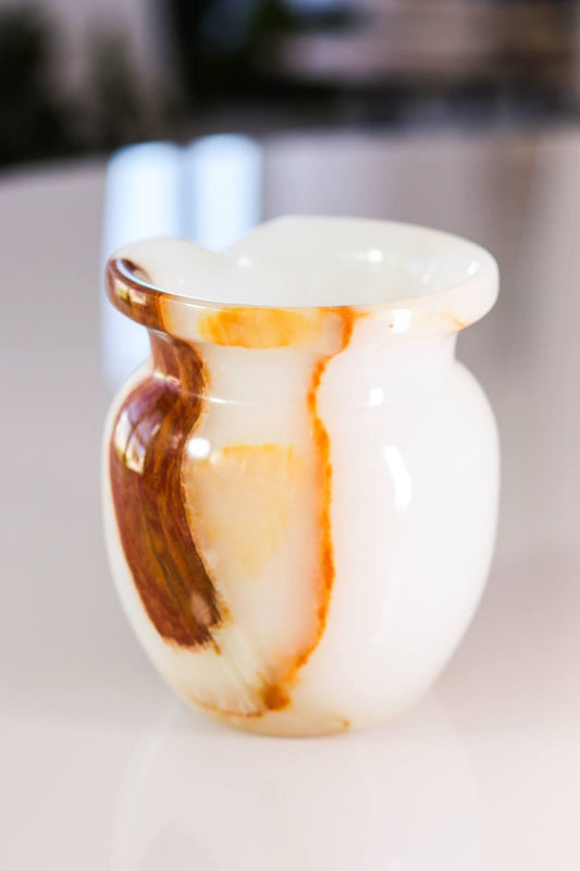 Vaso Ônix Branco 534 Gramas