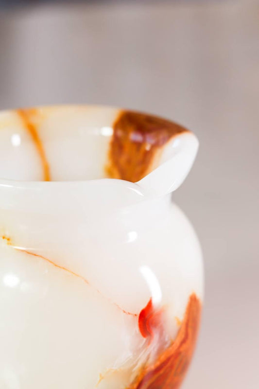 Vaso Ônix Branco 534 Gramas