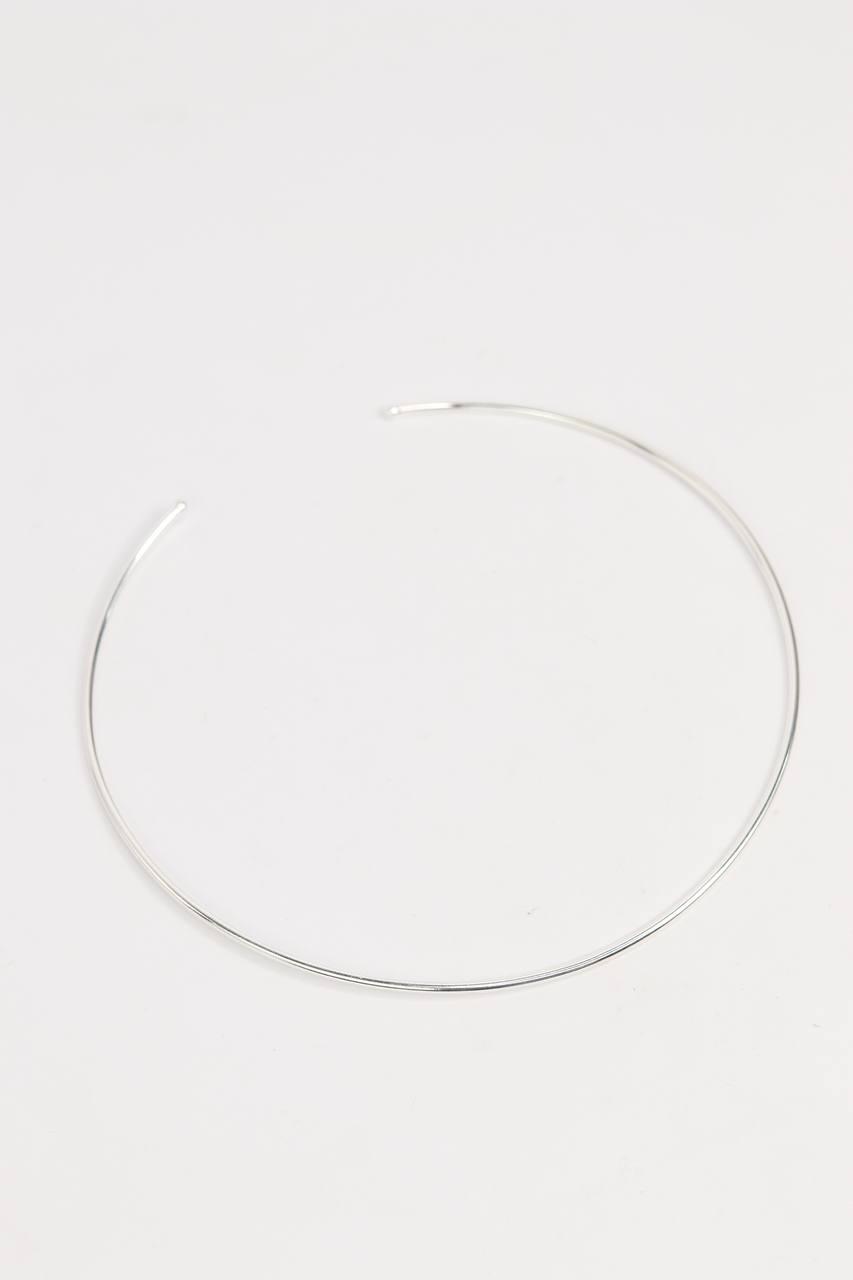 Choker Aro  Banho Prata