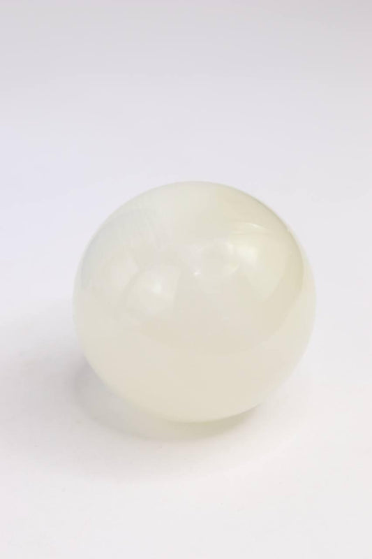 Bola Ônix branco 5,0 a 6,0 cm aprox.
